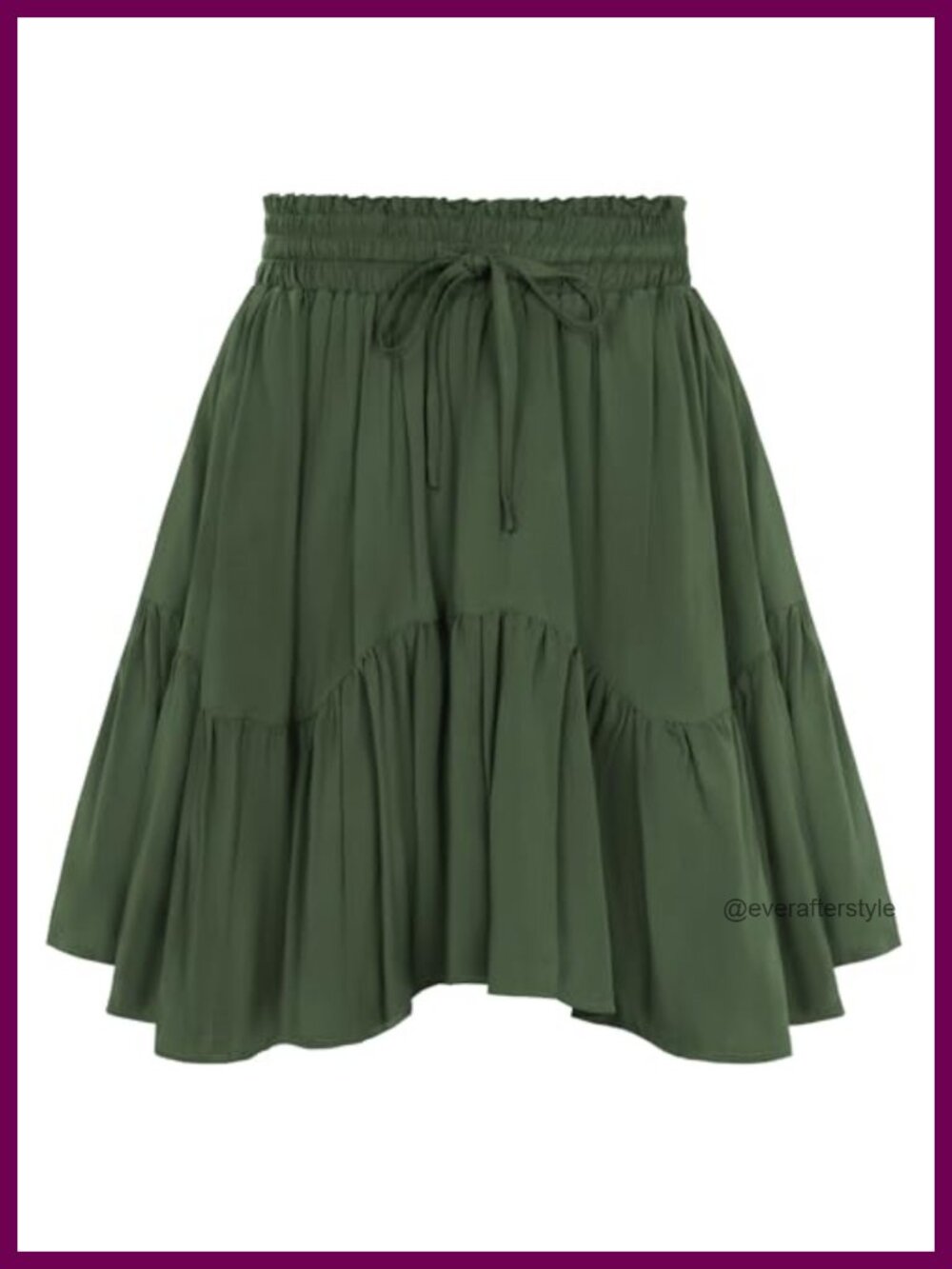Renaissance Pirate Tiered Ruffle Mini Skirt with Shorts Lining